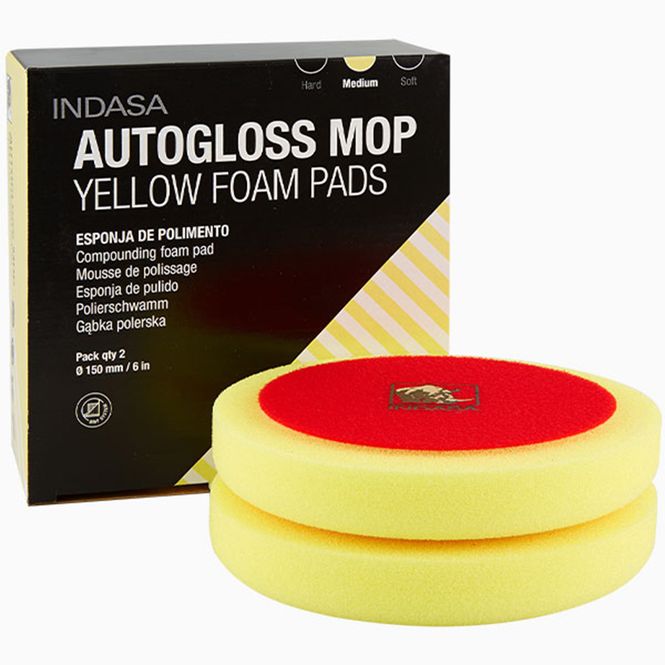 Hovedbilde AUTOGLOSS MOP YELLOW PAD ...